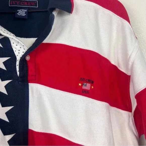 Crown & Ivy Patriotic Flag Polo - Picture 5 of 7